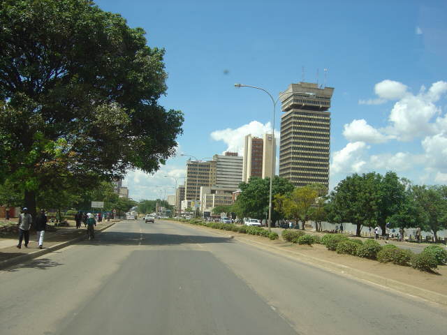 .. Lusaka, die Hauptstadt von ZAMBIA