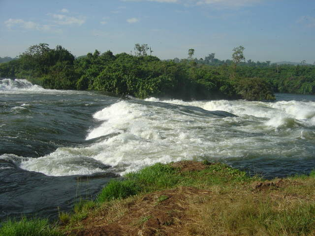 .. Stromschnellen am Victoria-Nil