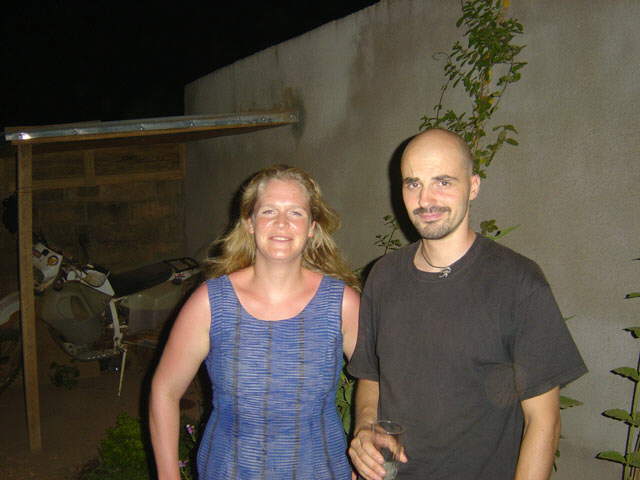 .. Susanne (die gute Fee!) und Mike in Ouaga